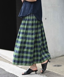 ETRO ダイアゴナルストライプ ロングスカート グリーン ETRO ダイアゴナルストライプ ロングスカート グリーン ボトムス