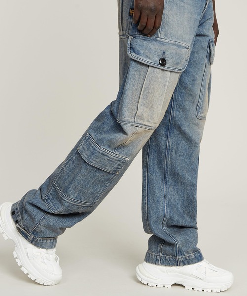 セール】BEND 3D CARGO LOOSE JEANS/立体裁断ルーズカーゴ