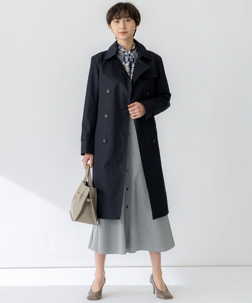 23区（ニジュウサンク）の「エアータンブラー TCギャバジン ロング トレンチコート（トレンチコート・レディース・黄土色系/ネイビー系/ベージュ系・36/42/40/38）」の15枚目の写真