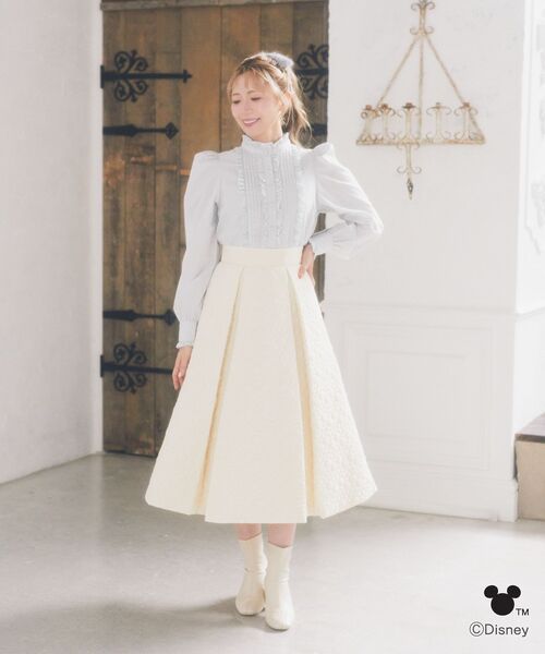 アリーム　ディズニー　ミッキー　キルティングスカート Disney（ディズニー）の「ミッキー/キルティングスカート（スカート