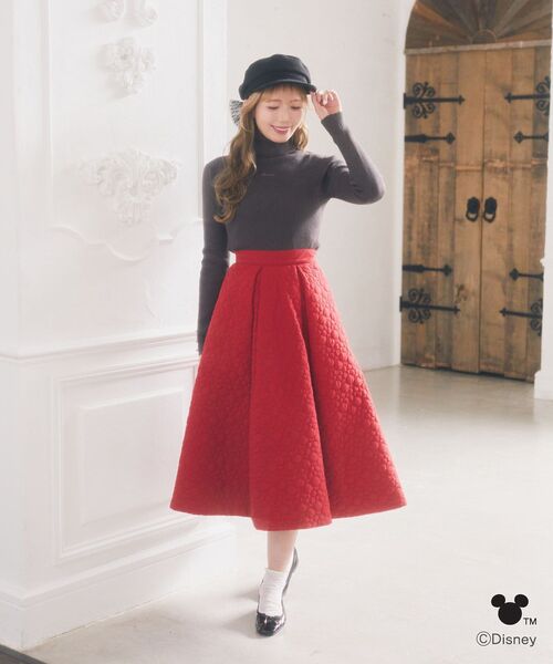 Disney（ディズニー）の「ミッキー/キルティングスカート（スカート