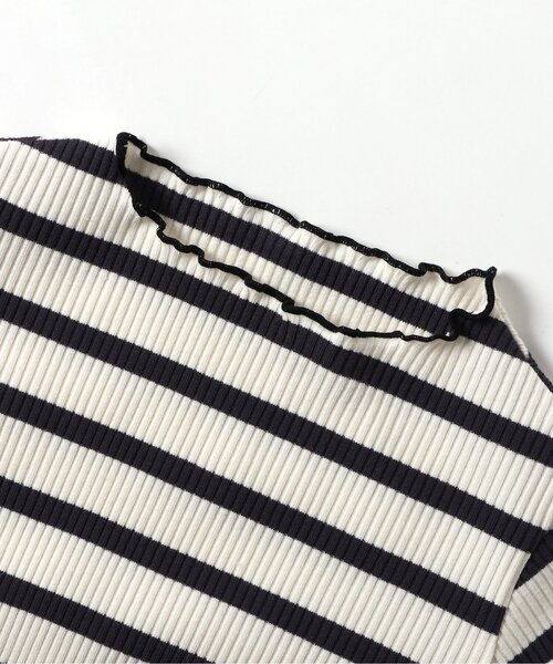 BREEZE（ブリーズ）の「【リンク/ジュニア対応】ボーダーリブロンT（Tシャツ/カットソー・キッズ・ブラック/オフホワイト/グリーン/ピンク・80/90/100/110/120/130/140）」の17枚目の写真