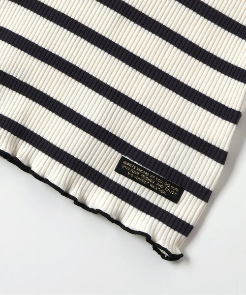 BREEZE（ブリーズ）の「【リンク/ジュニア対応】ボーダーリブロンT（Tシャツ/カットソー・キッズ・ブラック/オフホワイト/グリーン/ピンク・80/90/100/110/120/130/140）」の20枚目の写真