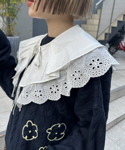 w closet（ダブルクローゼット）の「アソート付け襟（付け襟・レディース・ホワイト系その他2/ホワイト系その他/ホワイト系その他3・FREE）」の7枚目の写真