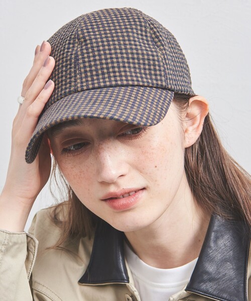 ギンガムチェック キャップ UV（キャップ）｜UNITED ARROWS