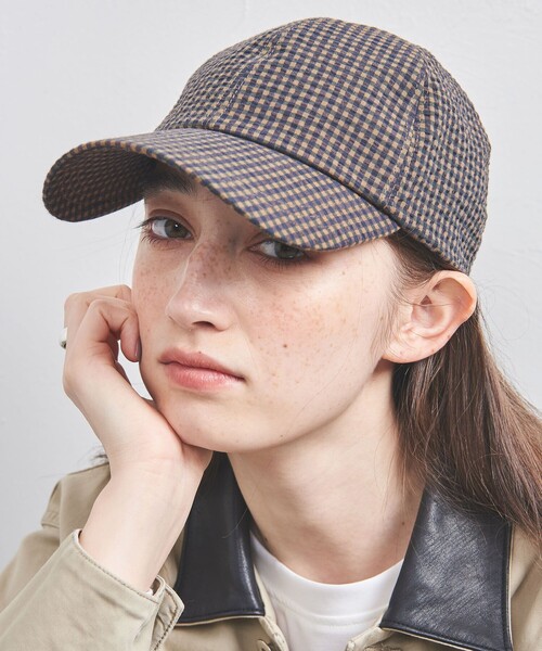UNITED ARROWS ギンガムチェック キャップ UNITED ARROWS ギンガムチェック キャップ UV - ファッション