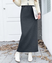 by LEGNA（バイレグナ）の「裏起毛タイトロングスカート（スカート・レディース）」