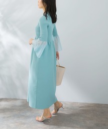 URBAN RESEARCH ROSSO WOMEN | フォルムフレアスリーブワンピース(ワンピース)