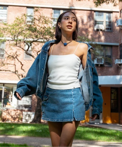 ROXY(ロキシー)の「MY DAILY ROUTINE /ロキシーカップ付きスパゲッティストラップキャミ(キャミソール・レディース・ブラック/ホワイト・SMALL/MEDIUM/LARGE)」の12枚目の写真
