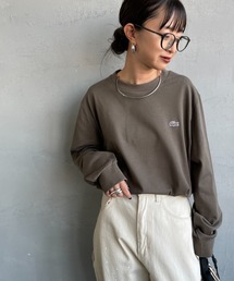 [LACOSTE/ラコステ] ワンポイントロゴ クルーネックロンT