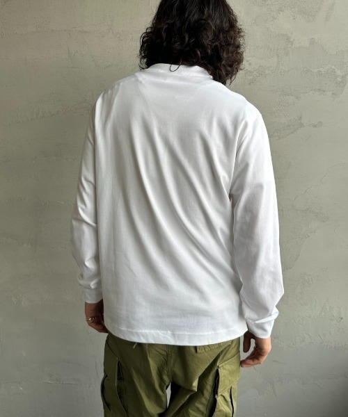 LACOSTE/ラコステ] ワンポイントロゴ クルーネックロンT（T