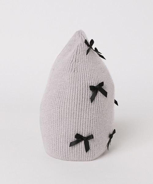 GLOBAL WORK（グローバルワーク）の「洗えるリボンニットワッチ/キッズ/290836（ニットキャップ/ビーニー・キッズ・グレー/ブラック・FREE）」の15枚目の写真