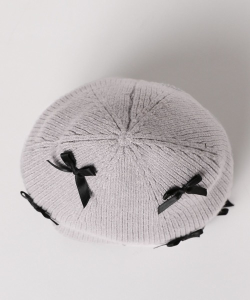 GLOBAL WORK（グローバルワーク）の「洗えるリボンニットワッチ/キッズ/290836（ニットキャップ/ビーニー・キッズ・グレー/ブラック・FREE）」の13枚目の写真