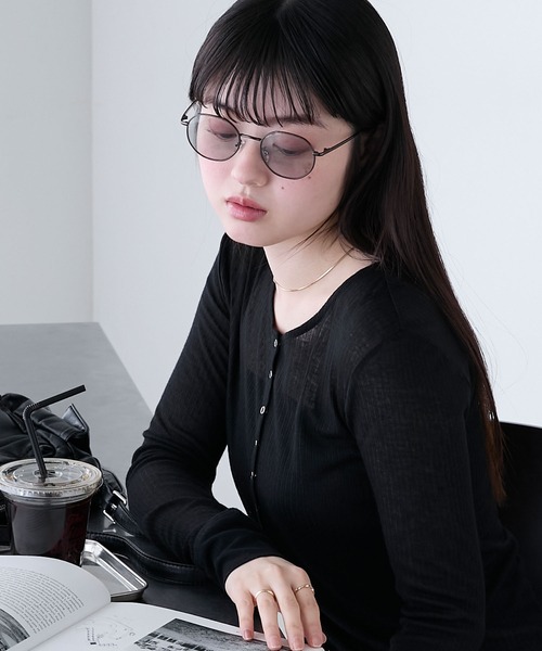 forksy.(フォルクシー)の「【forksy.】ボストンタイプ UV PROTECT サングラス(メガネ・レディース・ゴールド/ブラウン/ライトグレー/ライトブラウン・FREE)」の20枚目の写真