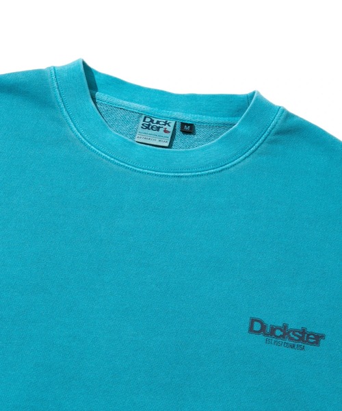 go slow caravan(ゴースローキャラバン)の「Duckster/ダックスター ピグメント クルースウェット(STADIUM TOUR)(スウェット・メンズ・ブラック/オートミール/ブルー系その他・MEDIUM/LARGE/X-LARGE)」の5枚目の写真
