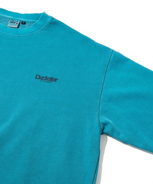 go slow caravan(ゴースローキャラバン)の「Duckster/ダックスター ピグメント クルースウェット(STADIUM TOUR)(スウェット・メンズ・ブラック/オートミール/ブルー系その他・MEDIUM/LARGE/X-LARGE)」の6枚目の写真