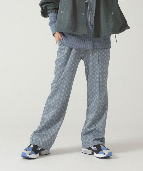 BEAMS BOY（ビームスボーイ）の「ポリエステル ジャカード パンツ（その他パンツ・レディース・ネイビー/ブラウン・0/1）」の21枚目の写真