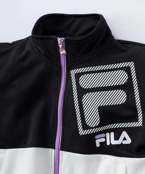 FILA（フィラ）の「ジャージトップス（ジャージ・キッズ・ネイビー/ブラック・130/140/150/160）」の4枚目の写真