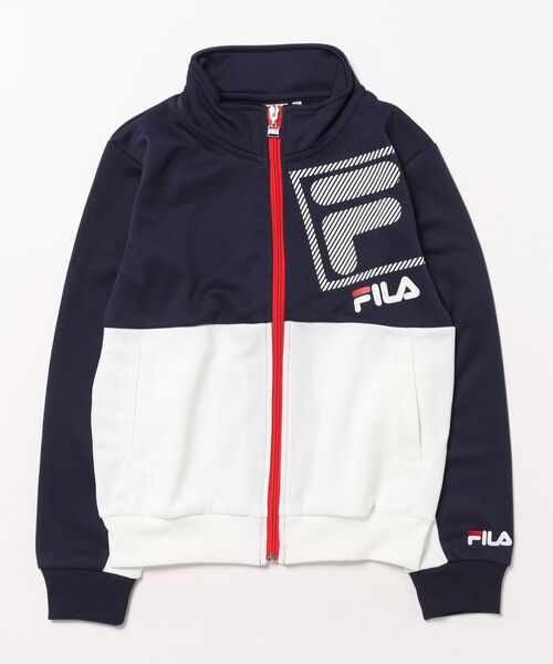 FILA（フィラ）の「ジャージトップス（ジャージ・キッズ・ネイビー/ブラック・130/140/150/160）」の13枚目の写真