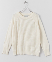 URBAN RESEARCH DOORS MENS | FORK&SPOON コットンウールクルーネックニット(ニット/セーター)