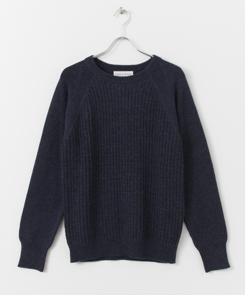 URBAN RESEARCH DOORS MENS(アーバンリサーチ ドアーズ メンズ)の「FORK&SPOON コットンウールクルーネックニット(ニット/セーター・メンズ・オフホワイト/チャコールグレー/ネイビー/キャメル・40/38)」の15枚目の写真