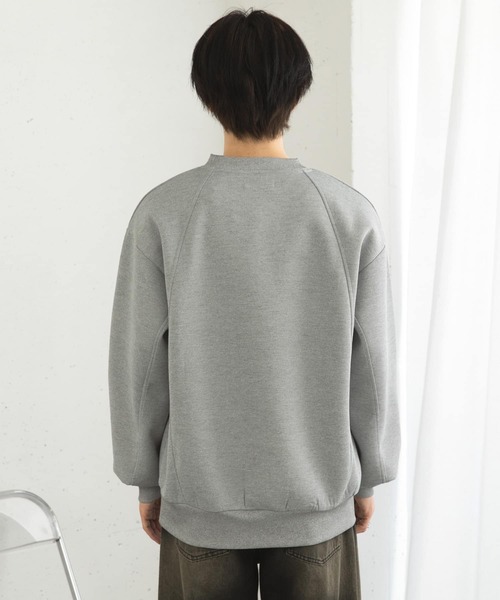 SENSE OF PLACE by URBAN RESEARCH（センスオブプレイスバイアーバンリサーチ）の「ポンチプレートキリカエスウェット（スウェット・メンズ・ブルー/ブラック/グレー・LARGE/MEDIUM）」の12枚目の写真