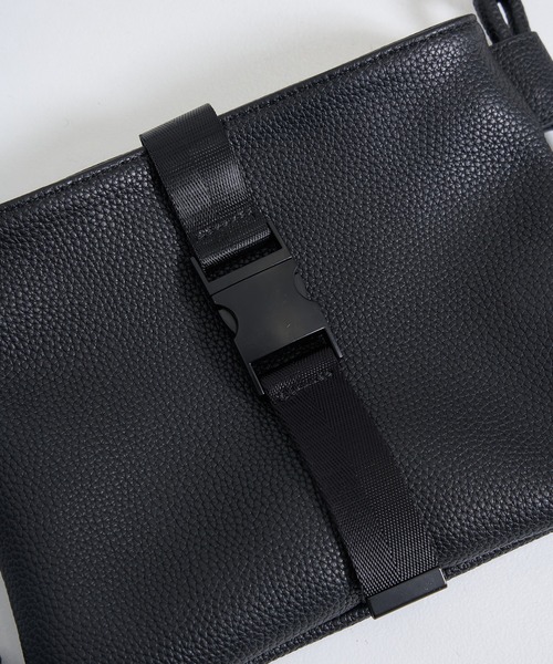 CITY TOKYO(シティトウキョウ)の「シュリンクレザー サコッシュ(ショルダーバッグ・メンズ・ブラック・FREE)」の10枚目の写真