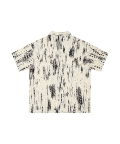 aimoha(アイモハ)の「【aimoha neo】Artistic Blur Shirt (SS)(シャツ/ブラウス・メンズ・ホワイト/ブラック・X-LARGE/MEDIUM/XX-LARGE/LARGE)」の4枚目の写真