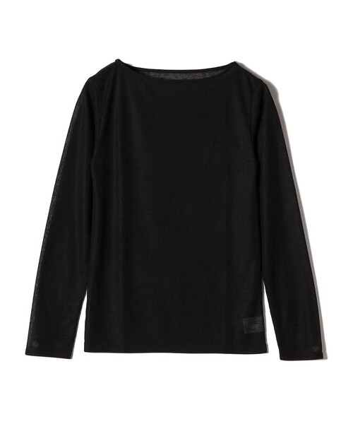 SHIPS Colors:〈洗濯機可能〉シアー テレコ ボートネック インナー（T