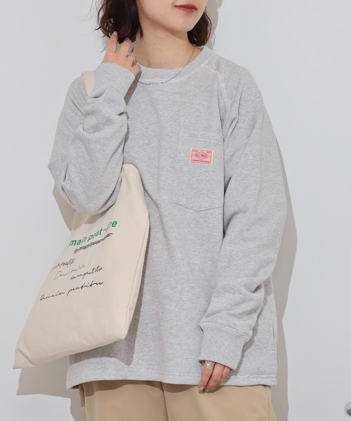 BIG MIKE(ビッグマイク)の「BIG MIKE Heavy Weight 3Pocket Sweat ヘビーウエイト裏毛 スリーポケット スウェット(スウェット・メンズ・アッシュ/ブラック・XL/L)」の2枚目の写真
