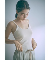 me.（ミードット）の「me. / ミードット コットンシルクインナー パッド入りキャミソール me-18358 HPI（キャミソール）」