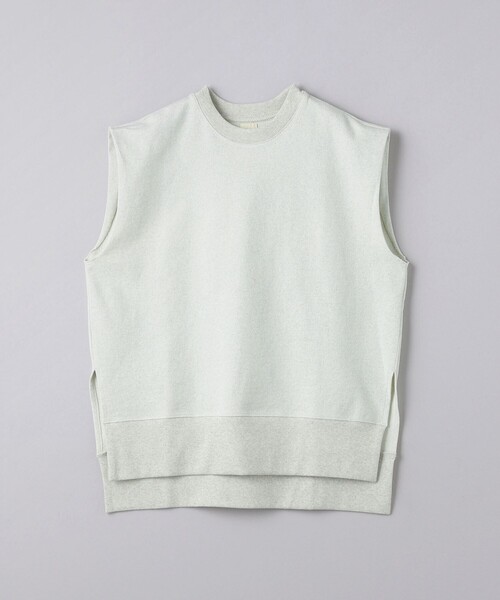 TO UNITED ARROWS（トゥーユナイテッドアローズ）の「＜TO UNITED ARROWS＞ウラケ ノースリーブ カットソー（Tシャツ/カットソー・レディース・ライトブルー・FREE）」の5枚目の写真