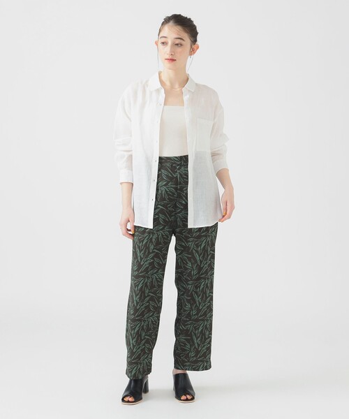 B:MING by BEAMS（ビーミングバイビームス）の「【冷房対策】ルランゼフィール リネン シャツ（S～M）（シャツ/ブラウス・レディース・ネイビー/その他1/その他/オフホワイト・MEDIUM/SMALL）」の8枚目の写真