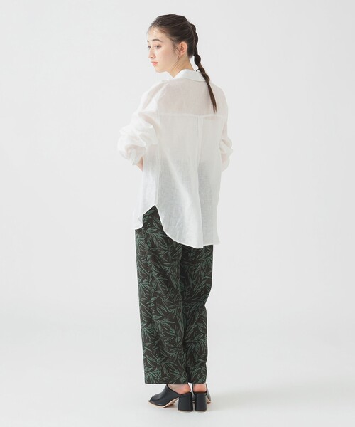 B:MING by BEAMS（ビーミングバイビームス）の「【冷房対策】ルランゼフィール リネン シャツ（S～M）（シャツ/ブラウス・レディース・ネイビー/その他1/その他/オフホワイト・MEDIUM/SMALL）」の10枚目の写真