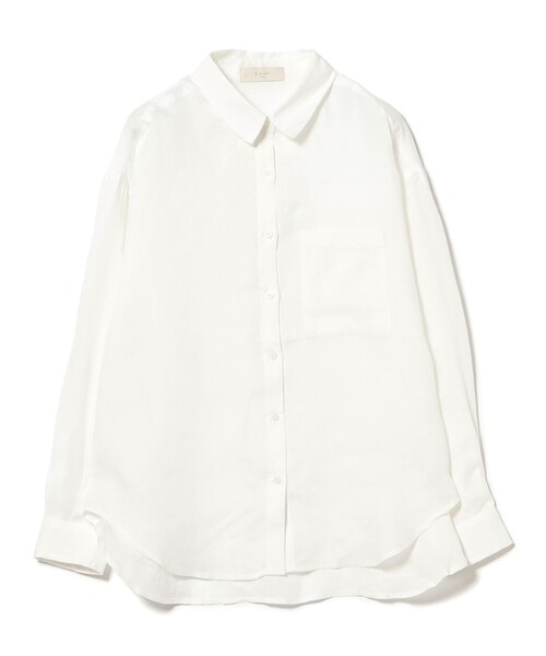 B:MING by BEAMS（ビーミングバイビームス）の「【冷房対策】ルランゼフィール リネン シャツ（S～M）（シャツ/ブラウス・レディース・ネイビー/その他1/その他/オフホワイト・MEDIUM/SMALL）」の13枚目の写真