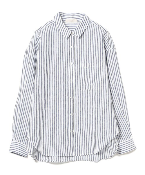 B:MING by BEAMS（ビーミングバイビームス）の「【冷房対策】ルランゼフィール リネン シャツ（S～M）（シャツ/ブラウス・レディース・ネイビー/その他1/その他/オフホワイト・MEDIUM/SMALL）」の21枚目の写真