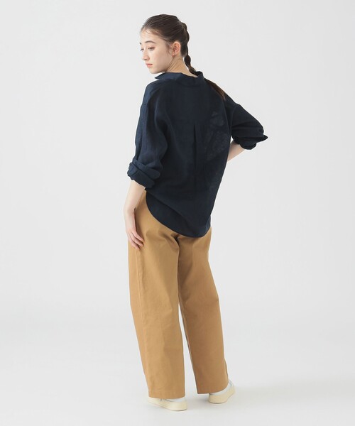 ブラウス シャツ 「冷房対策」ルランゼフィール リネン シャツ（S〜M） レディース 楽天市場】ルランゼフィール リネン シャツ(S~M) 25SS 冷房除け