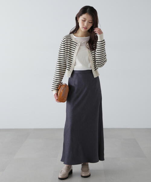 FREE'S MART（フリーズマート）の「◆ドットボタンクルーネックカーディガン（カーディガン/ボレロ・レディース・ホワイト系その他/レッド/ネイビー・FREE）」の13枚目の写真