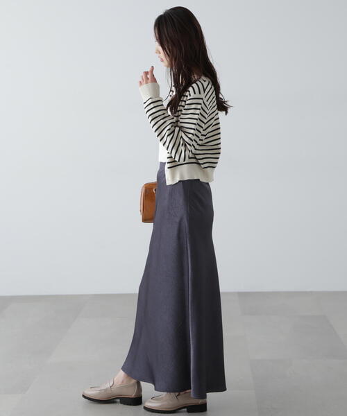 FREE'S MART（フリーズマート）の「◆ドットボタンクルーネックカーディガン（カーディガン/ボレロ・レディース・ホワイト系その他/レッド/ネイビー・FREE）」の15枚目の写真