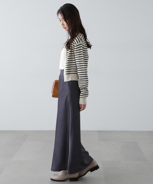 FREE'S MART（フリーズマート）の「◆ドットボタンクルーネックカーディガン（カーディガン/ボレロ・レディース・ホワイト系その他/レッド/ネイビー・FREE）」の16枚目の写真