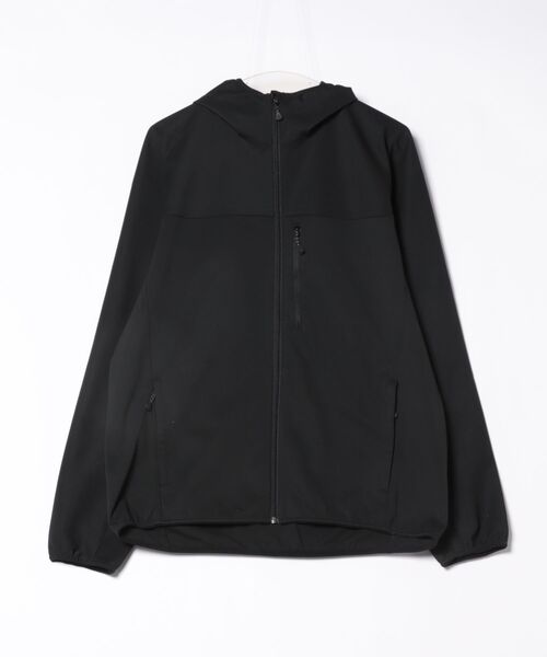 m.f.editorial（エムエフエディトリアル）の「【ストレッチ ウォッシャブル】m.f.エディトリアル メンズ circle motion JERSEY フーデットアウター(セットアップ可能)（パーカー・メンズ・ブラック/グレー系その他2・LARGE/X-LARGE/MEDIUM）」の8枚目の写真