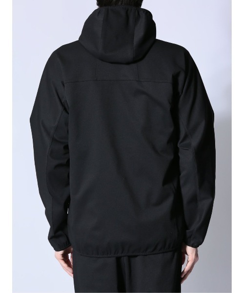 m.f.editorial（エムエフエディトリアル）の「【ストレッチ ウォッシャブル】m.f.エディトリアル メンズ circle motion JERSEY フーデットアウター(セットアップ可能)（パーカー・メンズ・ブラック/グレー系その他2・LARGE/X-LARGE/MEDIUM）」の11枚目の写真