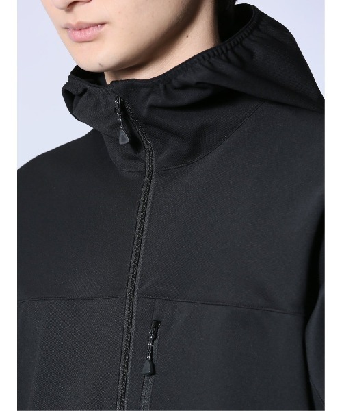 m.f.editorial（エムエフエディトリアル）の「【ストレッチ ウォッシャブル】m.f.エディトリアル メンズ circle motion JERSEY フーデットアウター(セットアップ可能)（パーカー・メンズ・ブラック/グレー系その他2・LARGE/X-LARGE/MEDIUM）」の12枚目の写真