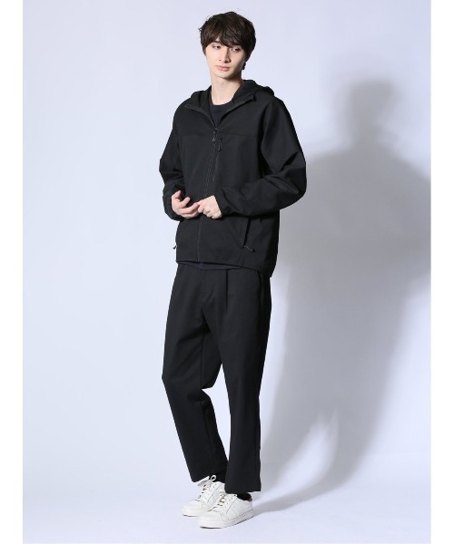 m.f.editorial（エムエフエディトリアル）の「【ストレッチ ウォッシャブル】m.f.エディトリアル メンズ circle motion JERSEY フーデットアウター(セットアップ可能)（パーカー・メンズ・ブラック/グレー系その他2・LARGE/X-LARGE/MEDIUM）」の18枚目の写真