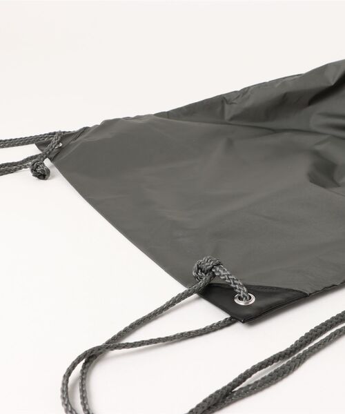yield(イールド)の「【BAGS】バッグス ナイロン ジムサック シューズ入れ サブバック YN0031(エコバッグ/サブバッグ・レディース・ブラック/カーキ/チャコールグレー/ダークグリーン/ネイビー/オレンジ・FREE)」の8枚目の写真