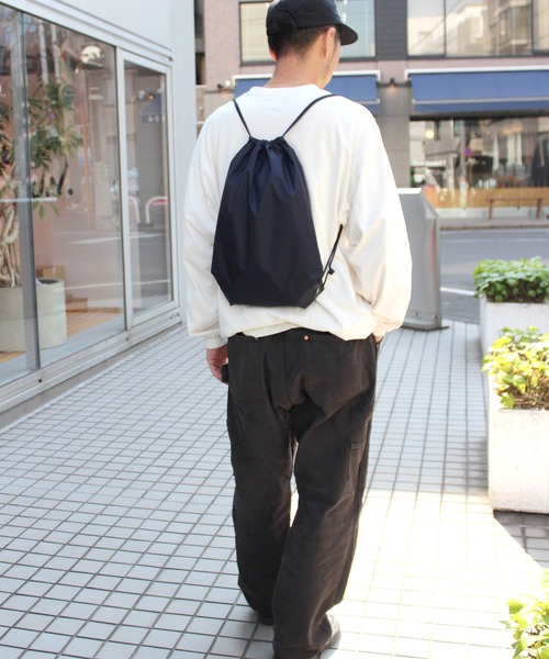 yield(イールド)の「【BAGS】バッグス ナイロン ジムサック シューズ入れ サブバック YN0031(エコバッグ/サブバッグ・レディース・ブラック/カーキ/チャコールグレー/ダークグリーン/ネイビー/オレンジ・FREE)」の16枚目の写真