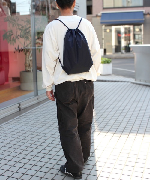 yield(イールド)の「【BAGS】バッグス ナイロン ジムサック シューズ入れ サブバック YN0031(エコバッグ/サブバッグ・レディース・ブラック/カーキ/チャコールグレー/ダークグリーン/ネイビー/オレンジ・FREE)」の15枚目の写真