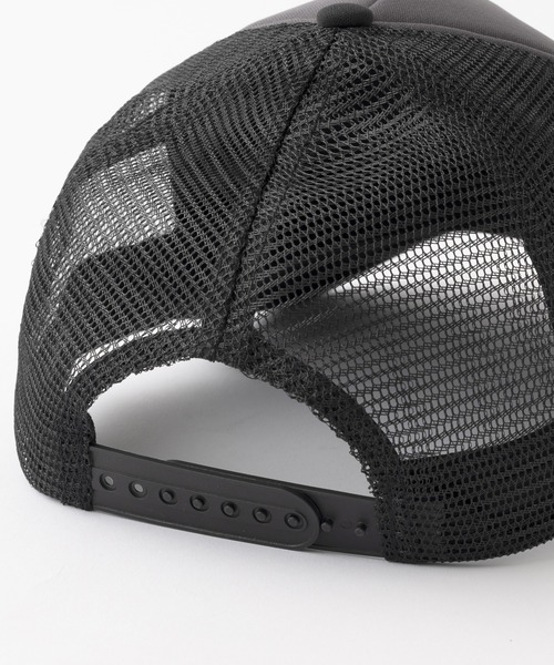 X-girl（エックスガール）の「HIBISCUS OVAL LOGO TRUCKER CAP（キャップ・レディース・ブラック/ネイビー/オリーブ・ONE SIZE）」の9枚目の写真