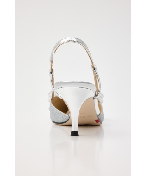 STACCATO（スタッカート）の「グリッターメッシュリボンパンプス（パンプス・レディース・シルバー/ゴールド・22.5cm/23cm/23.5cm/24cm/24.5cm）」の9枚目の写真