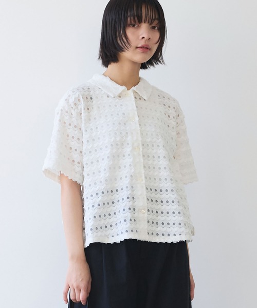 ビュルデサボン　レースブラウス △naminami lace ブラウス（シャツ/ブラウス）｜bulle de savon